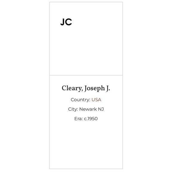 Vintage Joseph Cleary Silver Gemstone Earrings Signed JC 925 - Picture 9 of 9